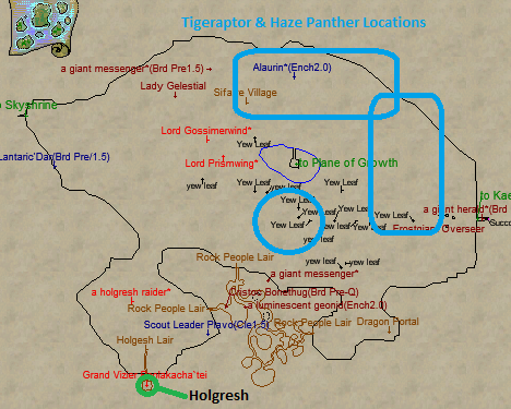Tigeraptor and Haze Panther Farming Locations